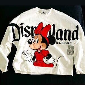 Disneyland Minnie Mouse pull over sweatshirt